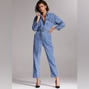 DENIM FORUM By Aritzia  MARGOT Denim jumpsuit